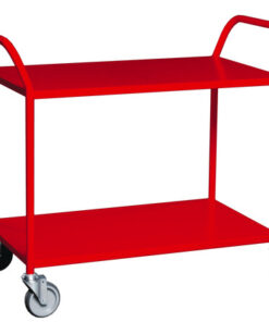 Trillebord 255 Rød m/ 2 Hyller 