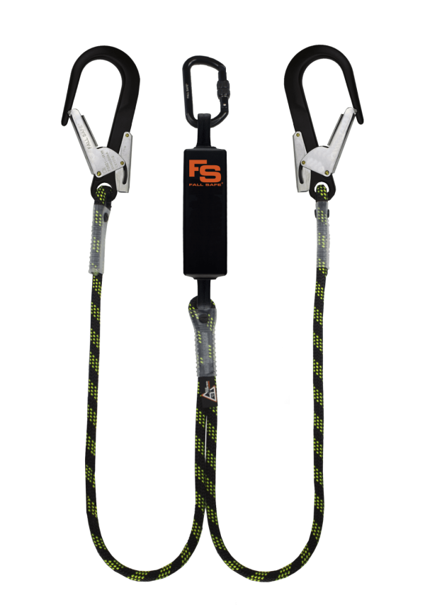 Fall Safe Falldemperline PRO dobbel 1,5M - Skarp kant
