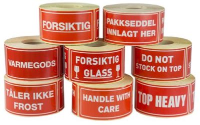 VARSELSETIKETTER
