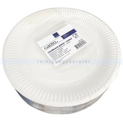 Tallerken Gastro-Line Ø23cm miljø hvit pakke á 50.stk
